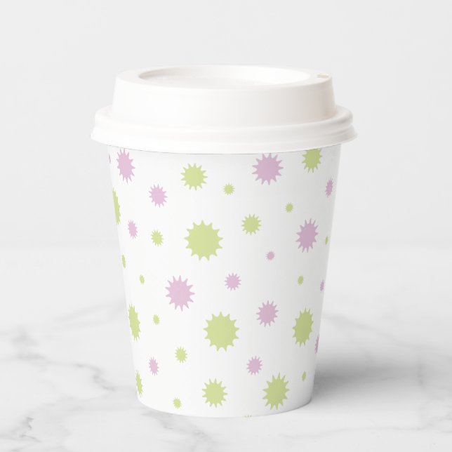 Sterns. Geschenkpapier Pappbecher (Vorderseite)