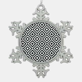 Sternschmuckvorlage Schneeflocken Zinn-Ornament