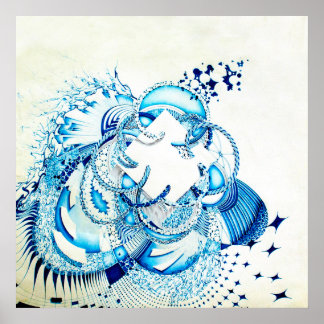 Sternschnuppe Poster