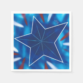 Sternschnuppe Serviette