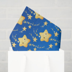Sternschnuppen-Nacht-Himmel Whimsical-Baby-Party Seidenpapier