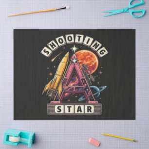 Sternschnuppen Weltraum Seidenpapier