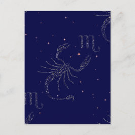 Sternskorpio Postkarte