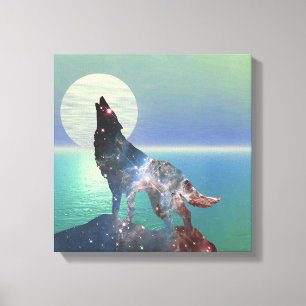 Sternwolf Leinwanddruck