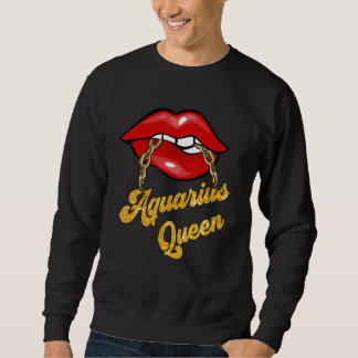 Sternzeichen Astrologie Lippe Wassermann Königin J Sweatshirt