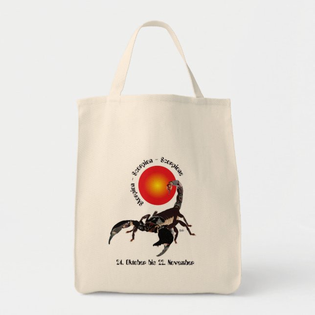 Sternzeichen der Skorpion Tasche (Vorne)