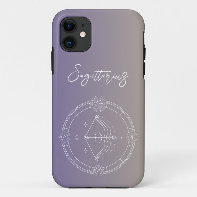 Sternzeichen des Sagittarius zodiac Case-Mate iPhone Hülle (Rückseite)