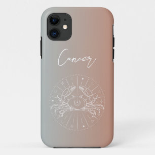 Sternzeichen des Sternzeichens des Krebszuchtgebie Case-Mate iPhone Hülle