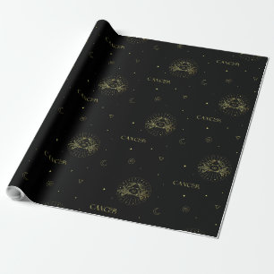 Sternzeichen des Sternzeichens des Krebszuchtgebie Geschenkpapier