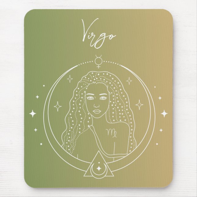 Sternzeichen des Virgo zodiscope Mousepad (Vorne)