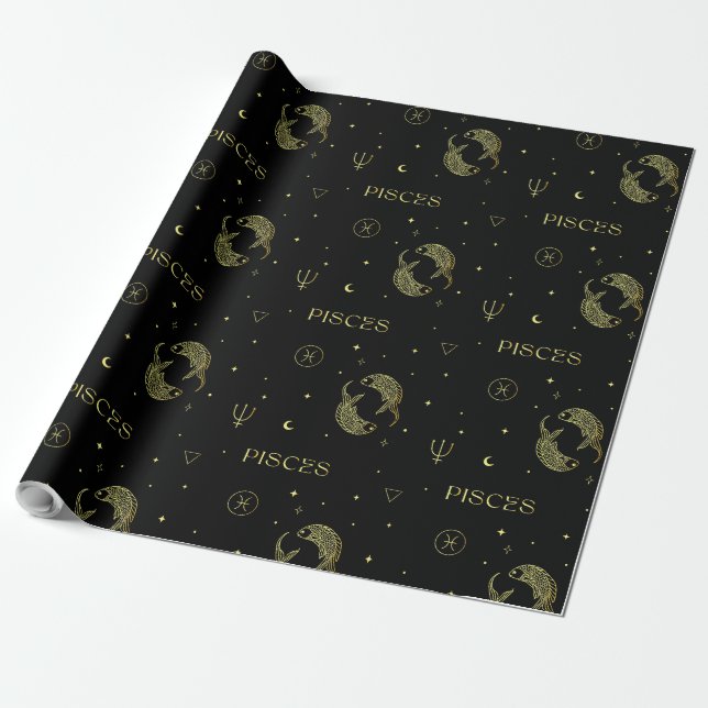 Sternzeichen des Zodiakoroskops Geschenkpapier (Ungerollt)