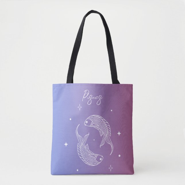 Sternzeichen des Zodiakoroskops Tasche (Vorderseite)