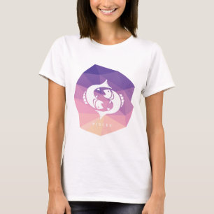 Sternzeichen Fische geometrisch T-Shirt