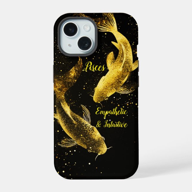 Sternzeichen Fische  iPhone 15 Hülle (Rückseite)