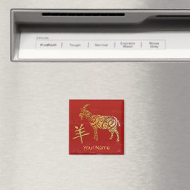 Sternzeichen für Ziege Chinesisches Horoskop Magnet