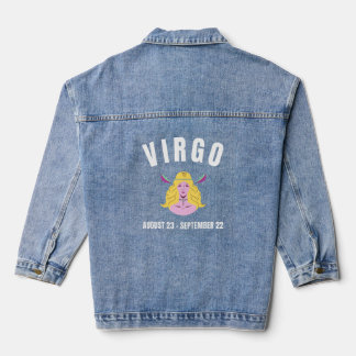 Sternzeichen Jungfrau Jeansjacke