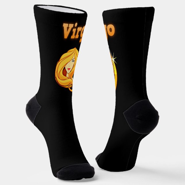 Sternzeichen Jungfrau Socken (Gewinkelt)