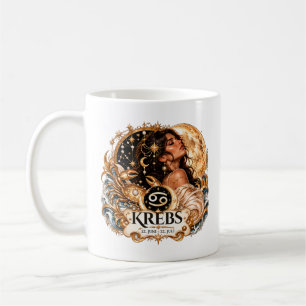Sternzeichen Krebs - Gold Edition/Damen Tasse