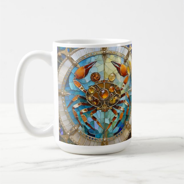 Sternzeichen - Krebs Kaffeetasse (Links)