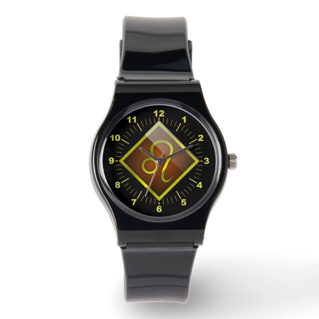 Sternzeichen Löwe Armbanduhr (Vorderseite)