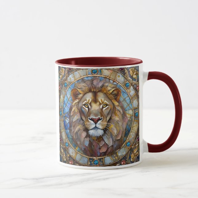 Sternzeichen - Löwe der Löwe Tasse (Rechts)