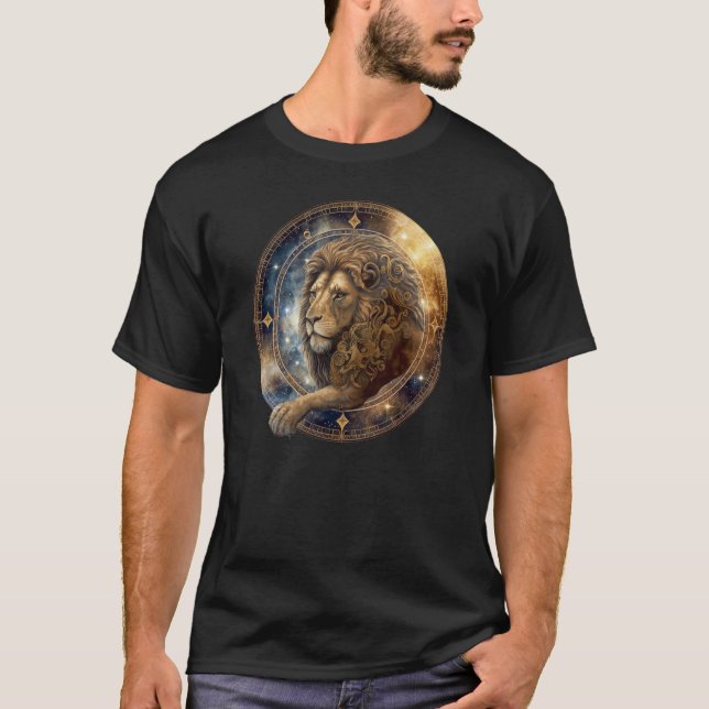 Sternzeichen Löwe Löwin T-Shirt (Vorderseite)