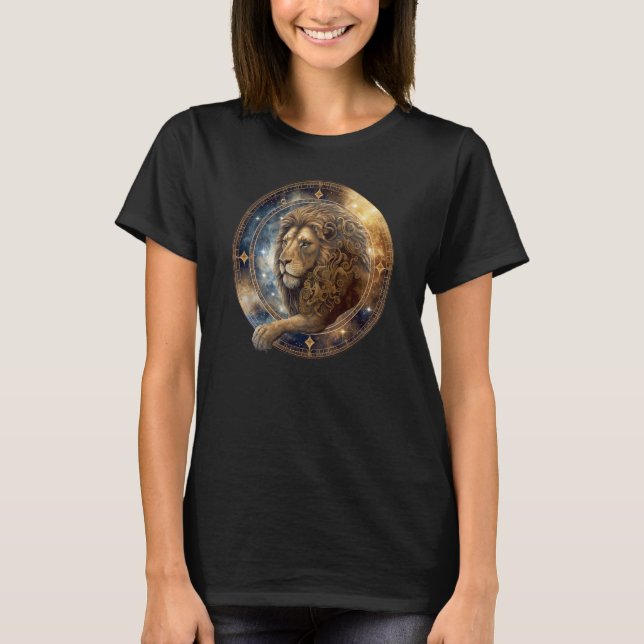 Sternzeichen LöweLöwin T-Shirt (Vorderseite)