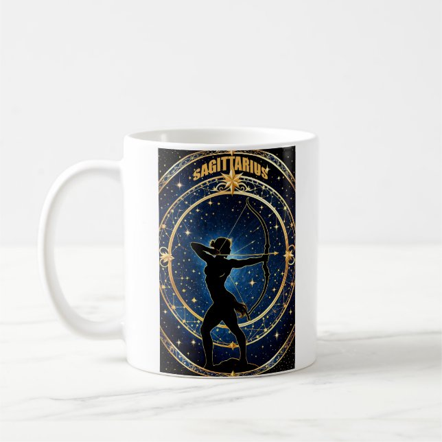 Sternzeichen Sagittarius Kaffeetasse (Links)