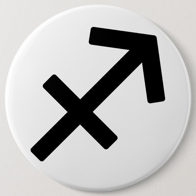 Sternzeichen Schütze Button (Vorderseite)