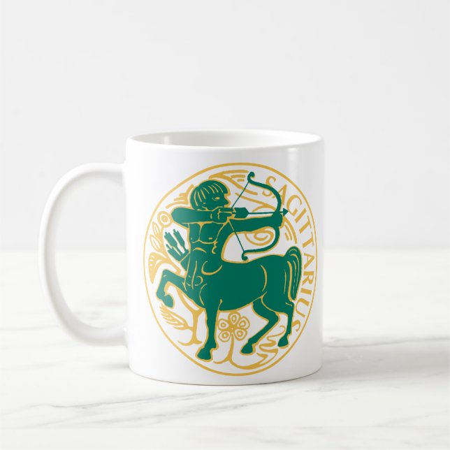 Sternzeichen Schütze Kaffeetasse (Links)