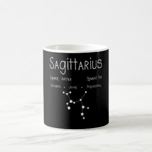 Sternzeichen Schütze Konstellation Astrologie Kaffeetasse