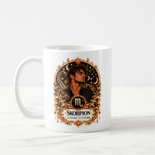 Sternzeichen Skorpion - Gold Edition /Herren Tasse