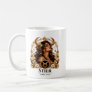 Sternzeichen Stier - Gold Edition / Damen Tasse