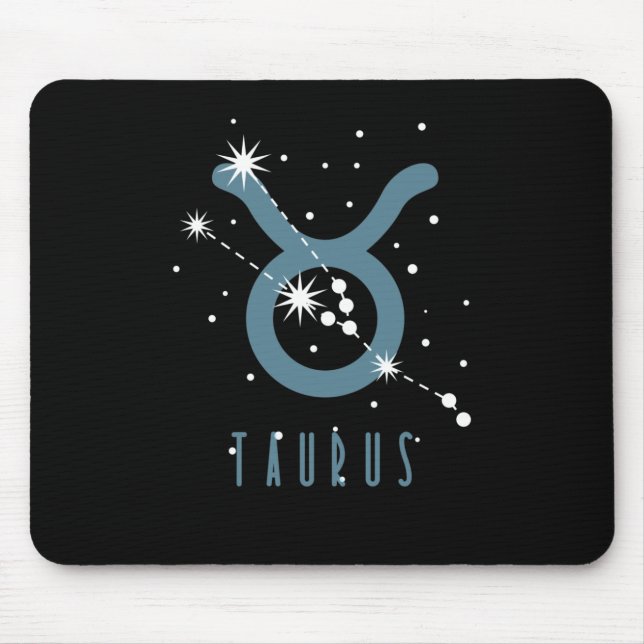 Sternzeichen "Stier" Mousepad (Vorne)