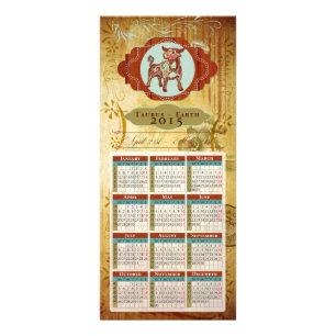 Sternzeichen Stier - Rackcard / Postkarte / Kalend Werbekarte