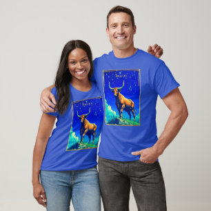 Sternzeichen Stier verwurzelt in Erde und Himmel T-Shirt