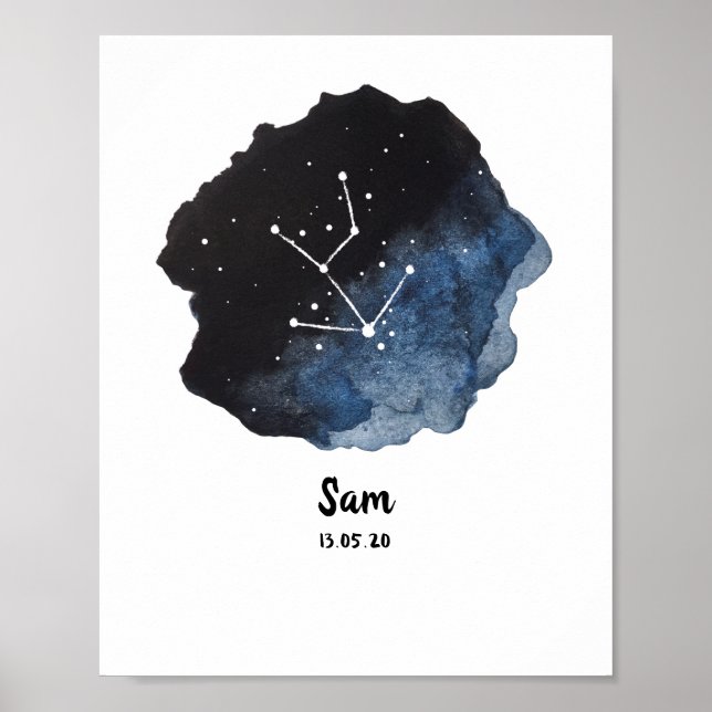 Sternzeichen Taurus zodiac Poster (Vorne)