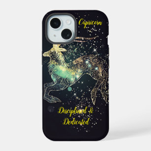 Sternzeichen von Capricorn iPhone 15 Hülle