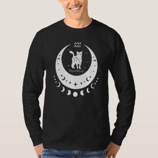 Sternzeichen Wassermann Horoskop Astrologie Katze  T-Shirt