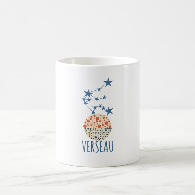 Sternzeichen Wassermann Kaffeetasse (Mittel)