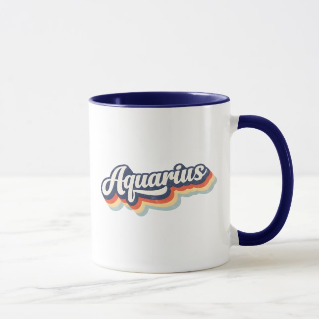 Sternzeichen Wassermann  Tasse (Rechts)