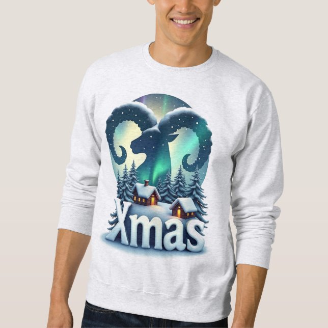 Sternzeichen| Weihnachtsfeier Sweatshirt (Vorderseite)