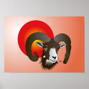 Sternzeichen - Widmungsplakat Poster