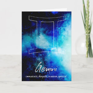Sternzeichen: Zwillinge Eigenschaften Karte