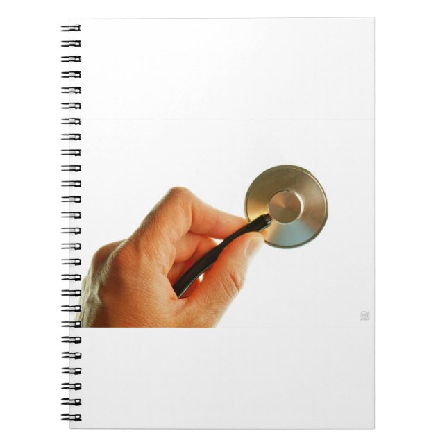 stethoscoop ziekenhuis ziek beter beterschap. notizblock (Vorderseite)