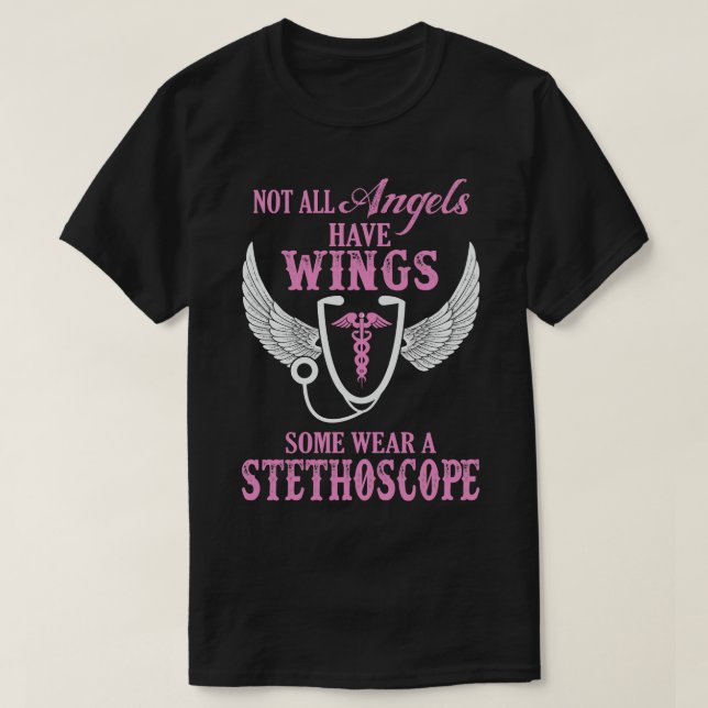 Stethoscope Angels T-Shirt (Design vorne)