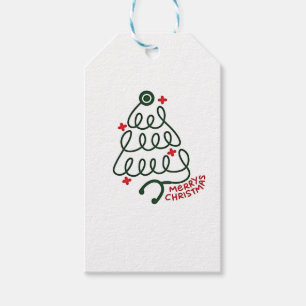 Stethoscope Christmas Tree Lights Nursing Scrubs Geschenkanhänger