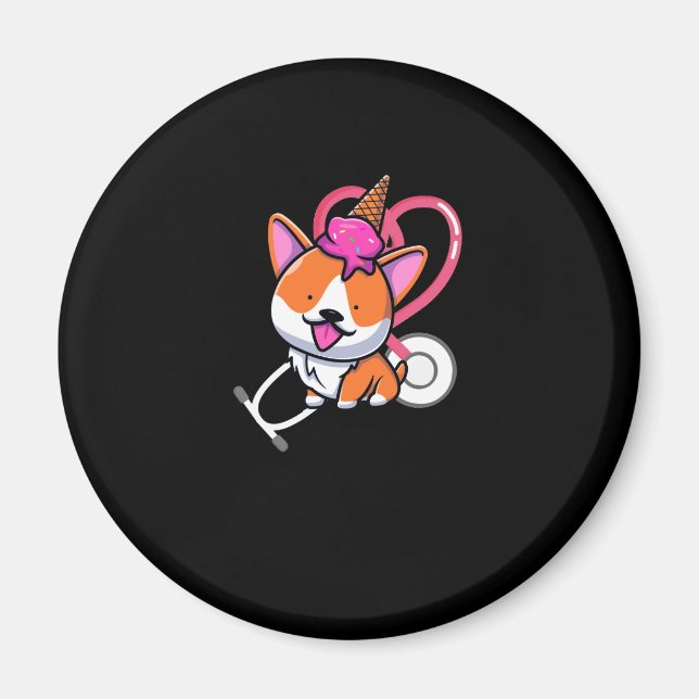 Stethoscope Cute Magnet (Vorne)