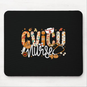 Stethoscope Cvicu Nurse Herbst Yall Verlässt den H Mousepad