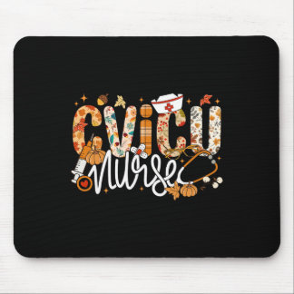 Stethoscope Cvicu Nurse Herbst Yall Verlässt den H Mousepad